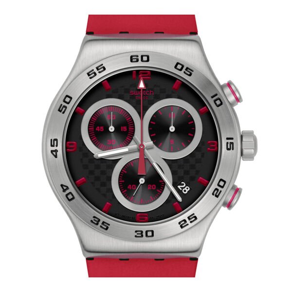 Swatch YVS524 CRIMSON CARBONIC RED Kol Saati