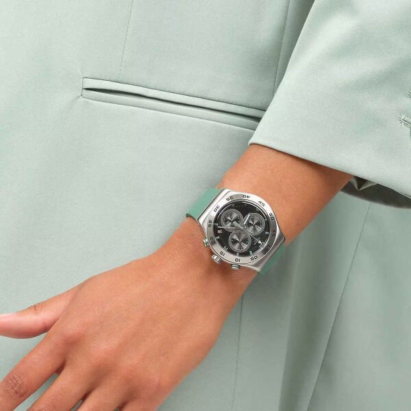 Swatch YVS525 CARBONIC GREEN Kol Saati