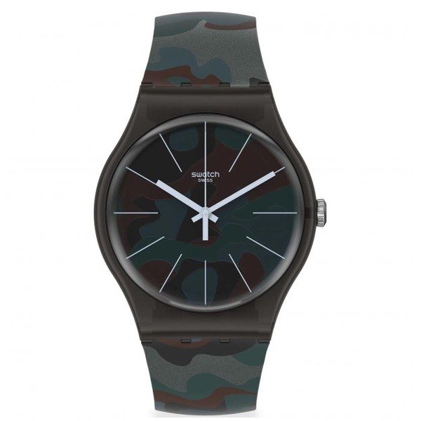 Swatch SUOB175 Camoucity Plastik Silikon Kol Saati