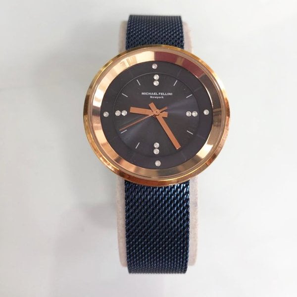 Micheal Fellini mf1107 Lacivert  Kadın Kol Saati