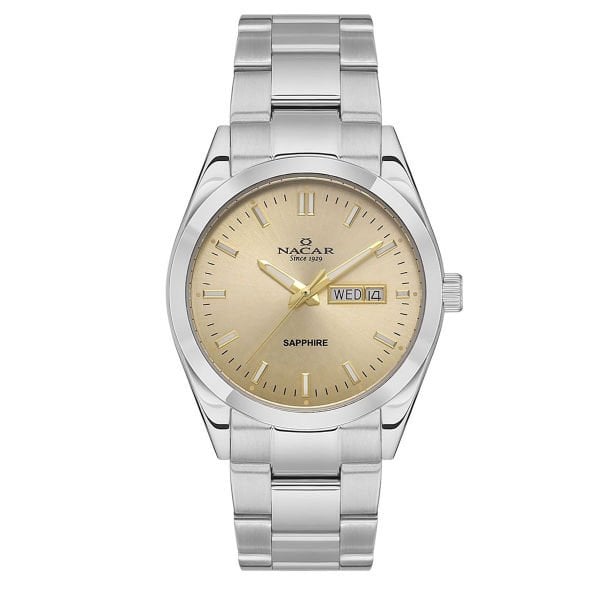 Nacar NC31-299227-ACM Erkek Kol Saati Safir Cam