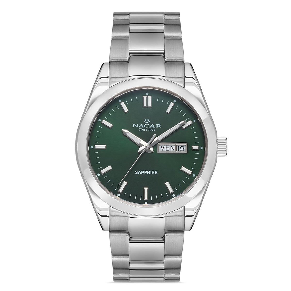 Nacar NC31-299227-ANM Erkek Kol Saati Safir Cam