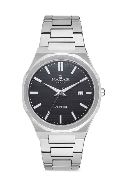Nacar NC34-290356-ABM Erkek Kol Saati Safir Cam