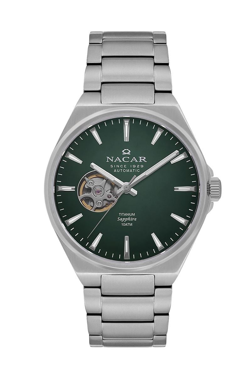 Nacar NC33-258378-ANM Otomatik Safir Erkek Kol Saati
