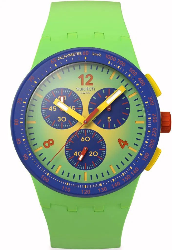 Swatch SUSG101 FLOWING FRESGLY Kol Saati