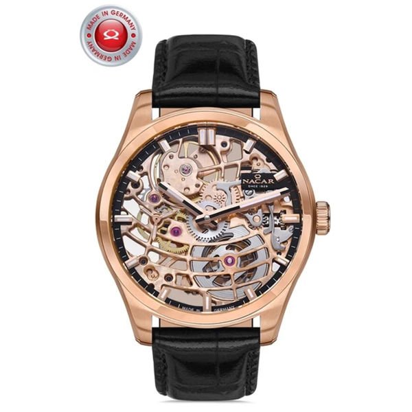 Nacar NC02-290627-RBRL1 Erkek Kol Saati Safir Cam