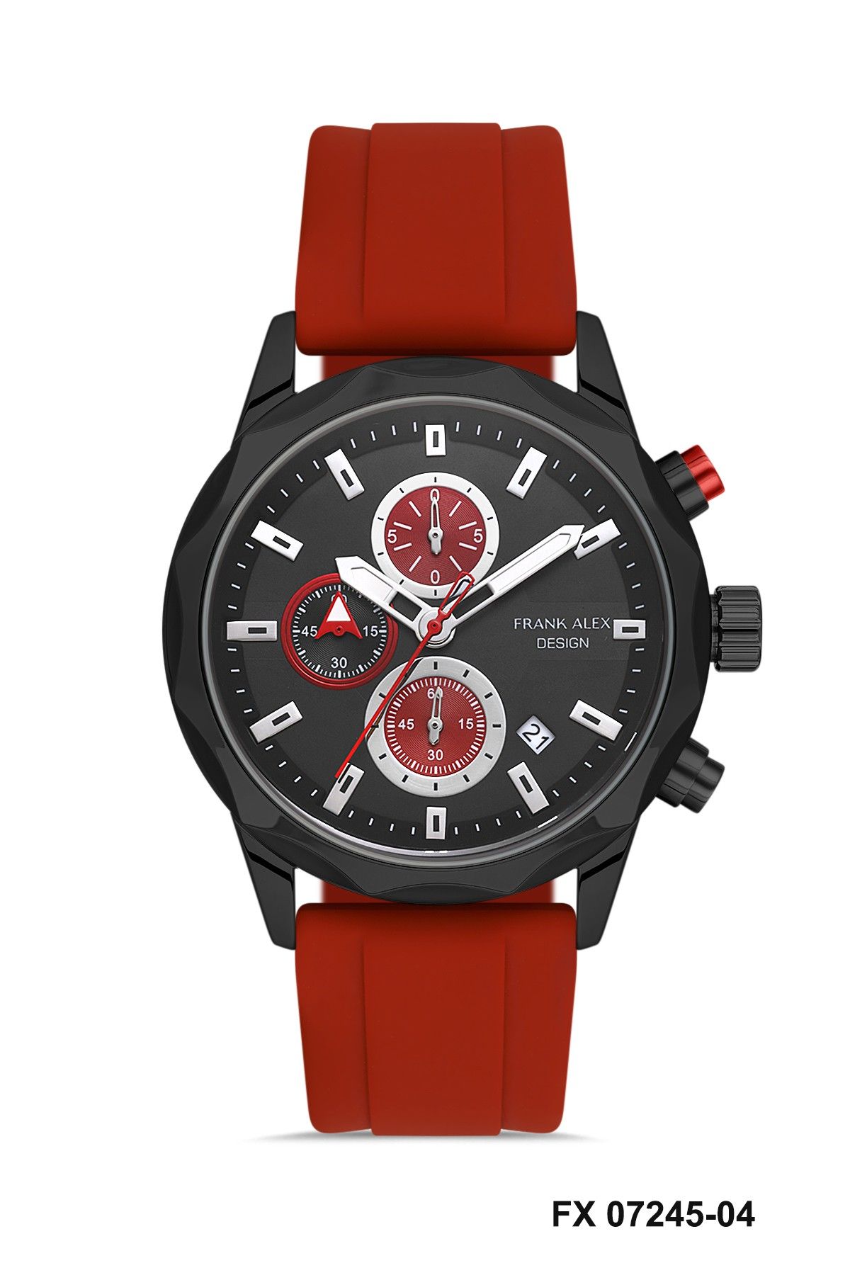 Frank Alex FX 07245-04 Silikon Erkek Kol Saati