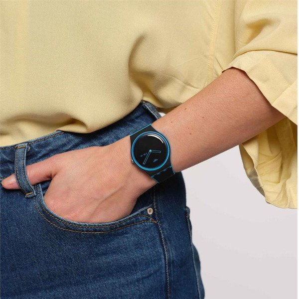 Swatch Minimal Line Blue Unisex Kol Saati SO29S701